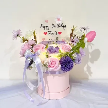 Bloom Box Akrilik Ucapan Ulang Tahun Konawe Utara